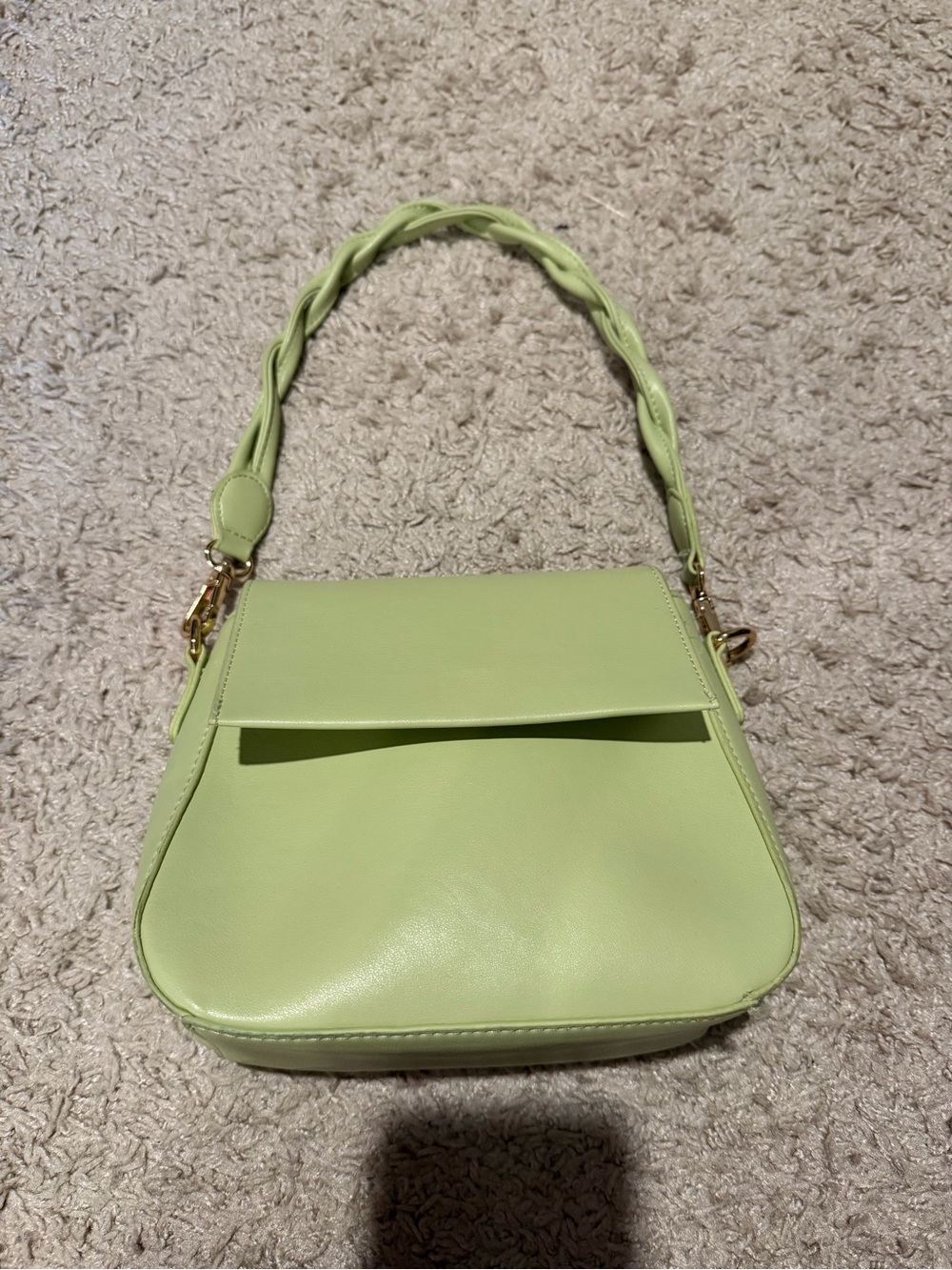 Stylish Light Green Women’s Shoulder Bag